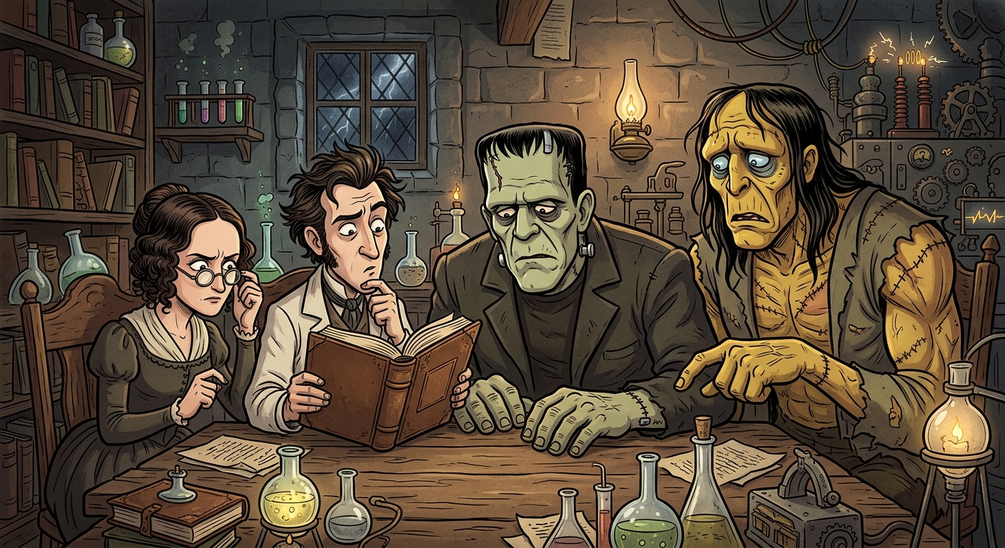 Ms Shelley, Victor Frankenstein, Universal Monster, Classic Monster